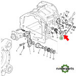 AL164323 - BRAZO DE BLOQUEO DE ESTACIONAMIENTO ORIGINAL JOHN DEERE