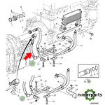 AL165232 - MANGUERA HIDRÁULICA ENFRIADOR ACEITE ORIGINAL JOHN DEERE