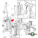AL165422 - CAJA FILTRO AIRE ACONDICIONADO 6020 30 ORIGINAL JOHN DEERE