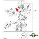 AL166428 - PALANCA INTERMITENTE + LUCES 6030 ORIGINAL JOHN DEERE