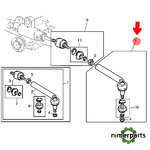 AL168709 - BARRA DE ACOPLAMIENTO DERECHA JOHN DEERE