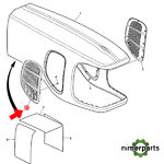 AL174451 - REJILLA LATERAL DERECHA JOHN DEERE