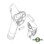 AL177953 - EMPUÑADURA DE CAMBIO DE GAMA AUTOQUAD™ ORIGINAL JOHN DEERE