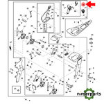 AL177953 - EMPUÑADURA DE CAMBIO DE GAMA AUTOQUAD™ ORIGINAL JOHN DEERE