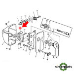 AL202906 - CERRADURA DE PUERTA LATERAL DERECHA JOHN DEERE