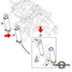 AL213028 - CILINDRO HIDRÁULICO JOHN DEERE