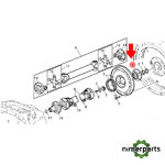 AL223574 - COJINETE CON ALOJAMIENTO JOHN DEERE