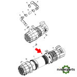 AL225872 - ELEMENTO SECUNDARIO DEL FILTRO DE AIRE JOHN DEERE