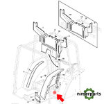 AL232137 - TAPIZADO ACÚSTICO DEL GUARDABARROS IZQUIERDO JOHN DEERE