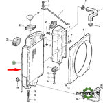 AL39290 - RADIADOR 1040-1850V/EF JOHN DEERE