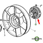 AL81448 - 6000 John Deere fan clutch