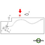AMT1887 - CABLE DE EMPUJE DEL MANDO DEL ACELERADOR JOHN DEERE