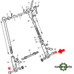 AR55695 - PASADOR CON PLACA JOHN DEERE