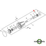 AR90861 - RETEN CARCASA ACEITE CIG 8020 ORIGINAL JOHN DEERE
