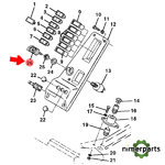 AUC12681 - LLAVE DE CONTACTO ORIGINAL JOHN DEERE