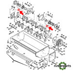 AZ40236 - MANGUITO TAMBOR DE PICADO ORIGINAL JOHN DEERE