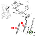 AZ45256 - ESCOBILLAS LIMPIAPARABRISAS ORIGINAL JOHN DEERE