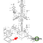 AZ56626 - DISPOSITIVO DE AFILADO DEL CABEZAL DE CORTE ORIGINAL JOHN DEERE