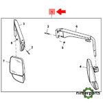 BL16490 - ESPEJO RETROVISOR TELESCÓPICO ORIGINAL JOHN DEERE