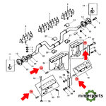 CC25220 - DIÁMETRO EXTERIOR BUJE RANURADO ORIGINAL JOHN DEERE