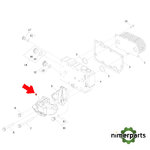 DZ105608 - ADAPTADOR DEL ENFRIADOR DE ACEITE DEL MOTOR JOHN DEERE