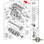 DZ109764 - KIT DE CAMISA DE PISTÓN ORIGINAL JOHN DEERE