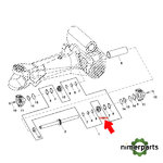 H164150 - GUÍA DEL VÁSTAGO DEL CILINDRO HIDRÁULICO ORIGINAL JOHN DEERE