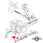 JD10182 - RODAMIENTO DE RODILLOS CÓNICOS CONO JOHN DEERE