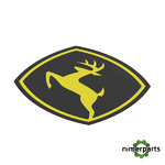 JD5706 - ETIQUETA DE LA MARCA LEAPING DEER JOHN DEERE