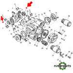 JD9076 - RODAMIENTO DE RODILLOS CÓNICOS CONO JOHN DEERE