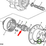 L100241 - PIÑON BUJE TDM 6300-6420 John Deere
