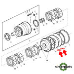 L100519 - MUELLE DE DISCO EMB TDM 6000 JOHN DEERE