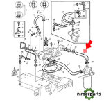 L155158 - MANGUERA FLITRO HID 6506 6910 JOHN DEERE