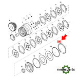 L158967 - ANILLO DE SEGURIDAD INTERNO ORIGINAL JOHN DEERE