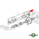 L167478 - BRIDA DEL EJE DE TRANSMISIÓN U-JOINT ORIGINAL JOHN DEERE