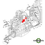 L168938 - MANGUERA DE RADIADOR, CONFORMADA JOHN DEERE