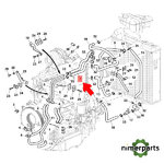 L170179 - MANGUITO DE RADIADOR JOHN DEERE