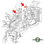 L172240 - MANGUERA DE RADIADOR, CONFORMADA ORIGINAL JOHN DEERE