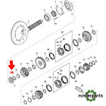 L173991 - ANILLO A PRESIÓN ORIGINAL JOHN DEERE