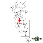 L212528 - BRAZO PIVOTANTE DEL GUARDABARROS ORIGINAL JOHN DEERE