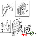 L40924 - TUERCA PLASTICO HEXAGONAL ORIGINAL JOHN DEERE
