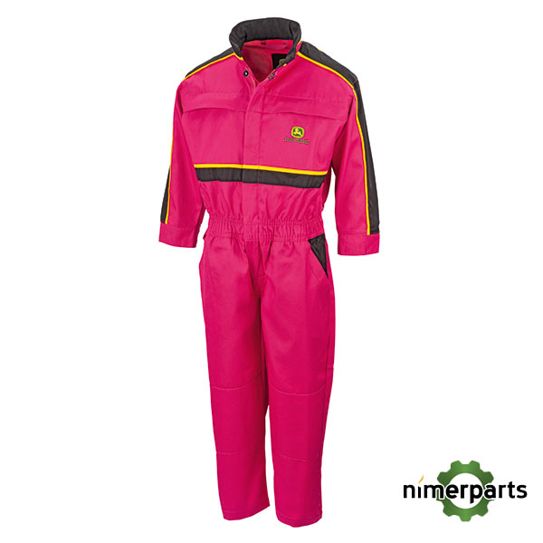 MCS104091008 - MONO ROSA PARA NIÑAS DE 8 AÑOS JOHN DEERE