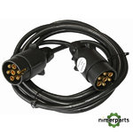 MCXFA1253 - CABLE ELÉCTRICO DE EXTENSIÓN PARA REMOLQUE 3 M 2 ENCHUFES DE 7 POLOS JOHN DEERE