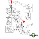 M154082 - VARILLAJE AJUSTABLE DEL SISTEMA DE DIRECCIÓN ORIGINAL JOHN DEERE