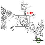 M810500 - TERMOSTATO DE LA BOMBA DE AGUA ORIGINAL JOHN DEERE