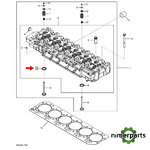 RE518082 - ANILLO ASIENTO DE VALVULA JOHN DEERE