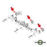 RE548047 - JUNTA DEL COLECTOR DE ESCAPE PARA MOTORES ORIGINAL JOHN DEERE