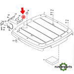 R107478 - RETENEDOR DE LA CARCASA DE LA LUZ DE TRABAJO DELANTERA ORIGINAL JOHN DEERE