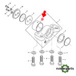 R109639 - CASQUILLO CILÍNDRICO PARTIDO DE ALEACIÓN ORIGINAL JOHN DEERE