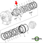 R120835 - EMPAQUETADURA P.SHIFT JOHN DEERE
